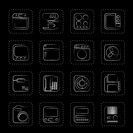 Home and Office, Equipment Icons - Vector Icon Set