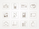 Communication and Business Icons - Vector Icon Set