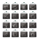 Business and office icons - vector icon set