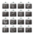 Bank and Finance Icons - Vector Icon Set