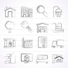 Real Estate Icons - Vector Icon Set