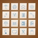 Business and Office internet Icons - Vector icon Set