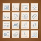 Business and industry icons- vector icon set