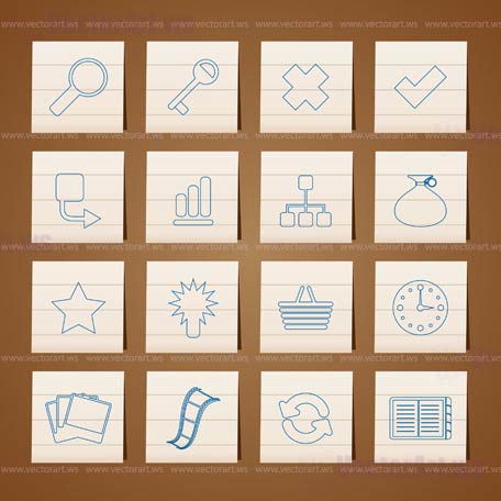 Internet and Web Site Icons - Vector Icon Set