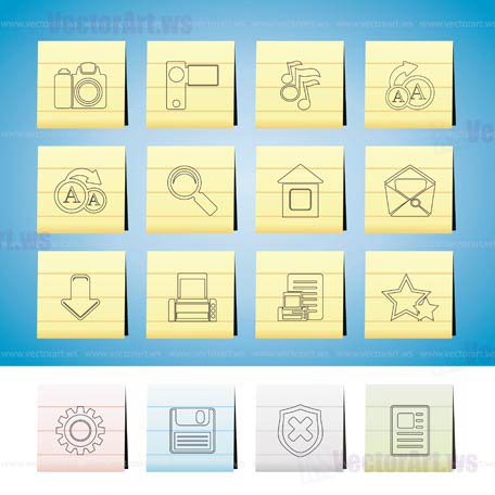 Internet and Website Icons - Vector Icon Set