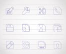 Mobile Phone, Computer and Internet Icons - Vector Icon Set 2