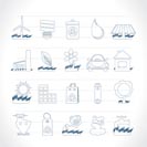 Ecology and nature icons - vector icon set