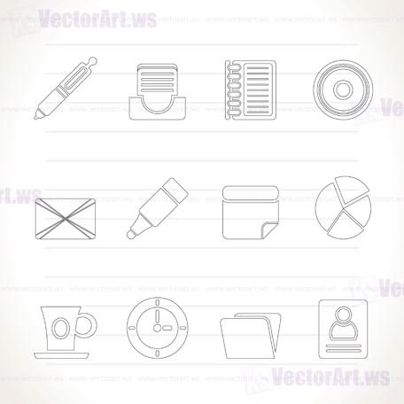 Office & Business Icons - Vector icon Set