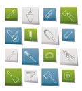 Construction and Building Tools icons - Vector Icon Set