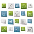 Business and Office tools icons - vector icon set 2