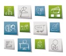 Business,  Management and office icons - vector icon set