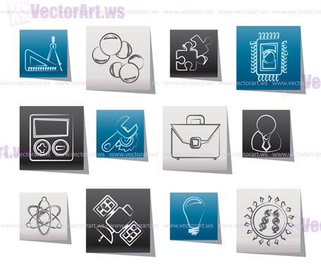 Science and Research Icons - Vector Icon set