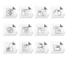 Internet, website and  Security Icons - vector icon set