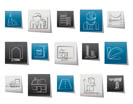 architecture and construction icons - vector icon set