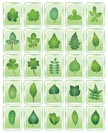 leaf icon - vector icon set