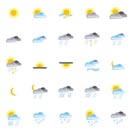 Nature and Weather icons - vector icon set