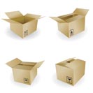 shipping box vector illustration