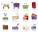 Online Shop icons - vector icon set