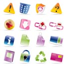 Web site and computer Icons - vector icon set