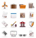 Realistic Business and Office Icons - Vector Icon Set 2