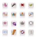 Internet and Web Site Icons - Vector Icon Set