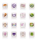 Business and Office internet Icons - Vector icon Set