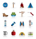 Tourism and Holiday icons -  Vector Icon Set