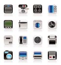 Home and Office, Equipment Icons - Vector Icon Set