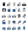 25 Realistic Detailed Internet Icons - Vector Icon Set