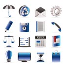 Business and Office internet Icons - Vector icon Set