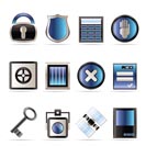 Security and Business icons - vector icon set