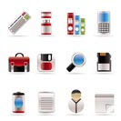 Business and Office tools icons - vector icon set 3