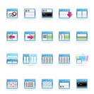 Application, Programming, Server and computer icons vector Icon Set 2