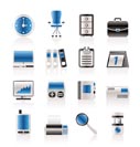 Business and office icons - vector icon set