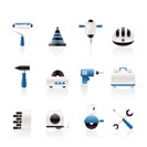 Building and Construction Tools icons - Vector Icon Set