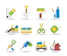 building and construction icons - vector icon set 2
