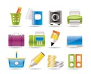 Business, Office and Finance Icons - Vector Icon Set