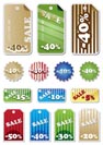 Promotion Shopping Marks and labels - vector illustration