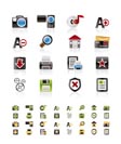 Internet and Website Vector Icon Set   - 3 colors included