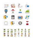 Internet, Computer and mobile phone icons - Vector icon set