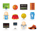 Basketball and sport icons - vector Icon Set