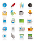 Business and Office tools icons - vector icon set 2