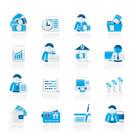 Bank and Finance Icons - Vector Icon Set