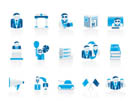 Politics, election and political party icons - vector icon set