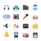 Music and sound Icons - Vector Icon Set