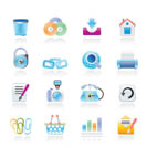 Website and internet icons - vector icon set