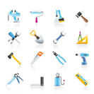 Building and Construction work tool icons - vector icon set