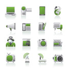 Communication and Technology icons - Vector Icon Set