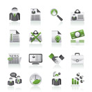 Employment and jobs icons - vector icon set