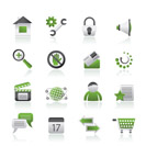 Website and internet icons - vector icon set